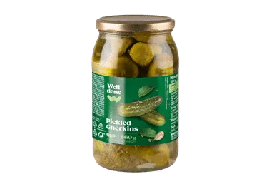 Marinēti gurķi WELL DONE 860g