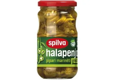 Marinēti Jalapeno pipari SPILVA griezti 340g