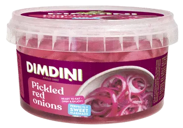 Marinēti sarkanie sīpoli DIMDIŅI 400g