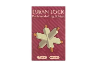 Marķieri Luban Lock 6 krāsas 3gab.