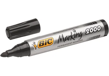 Marķieris permanenta BIC 2000 melns