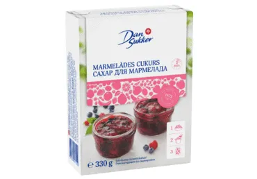 Cukurs Dansukker marmelādes 330g