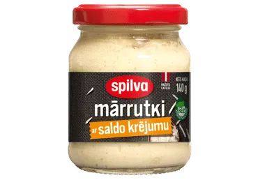 Mārrutki ar saldo krējumu SPILVA 140g