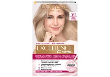 Matu krāsa L'OREAL EXCELLENCE 9.1