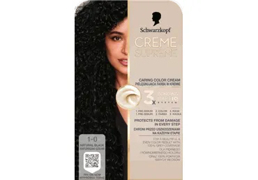 Matu krāsa SCHWARZKOPF CREME SUPREME 1-0