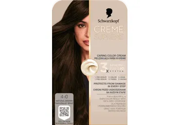 Matu krāsa SCHWARZKOPF CREME SUPREME 4-0