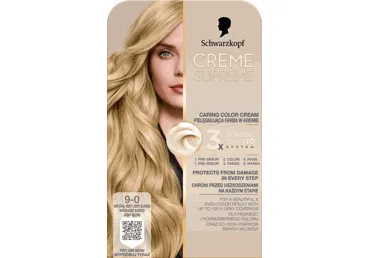 Matu krāsa SCHWARZKOPF Creme Supreme 9-0