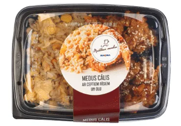 Medus cālis ar ceptiem rīsiem un olu MEISTARA MARKA 350g