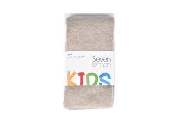 Meiteņu zeķbikses SEVEN LEMON gaiši brūnas 134-140