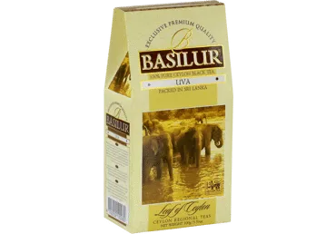 Melnā tēja BASILUR Leaf of Ceylon Uva 100g