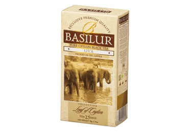 Melnā tēja BASILUR Uva 25x2g