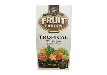 Melnā tēja MOŽUMS Fruit Garden Tropical, beramā, 80 g