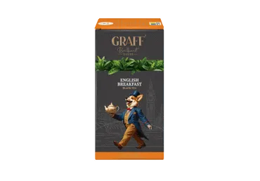 Melnā tēja GRAFF English Breakfast 20x2g
