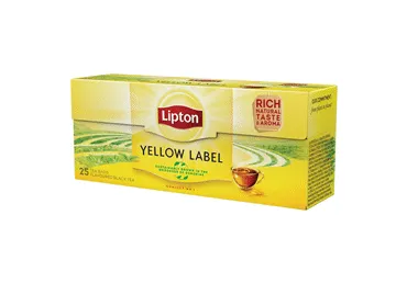 Tēja  melnā Yellow Label 25x2g, Lipton