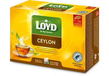 Tēja melnā Loyd Aromatizēta Ceylon, 50x2g