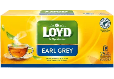 Melnā tēja LOYD Earl Grey 25x2g