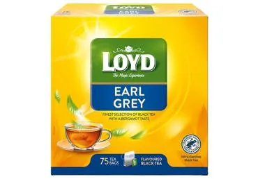Melnā tēja LOYD Earl Grey 75x1,7g