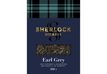 Melnā tēja SHERLOCK SECRETS Earl Grey 100g