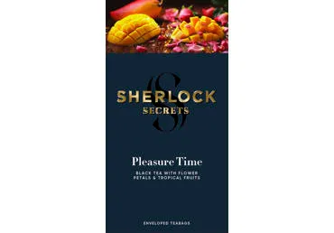 Melnā tēja SHERLOCK SECRETS Pleasure Time 22x1.8g