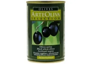 Melnās olīvas ar kauliņiem ARTEOLIVA 300g