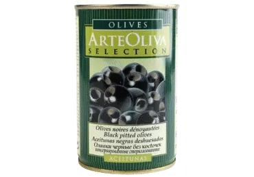 Melnās olīvas bez kauliņiem ARTEOLIVA 300g