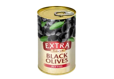 Melnās olīvas bez kauliņiem EXTRA LINE 270g