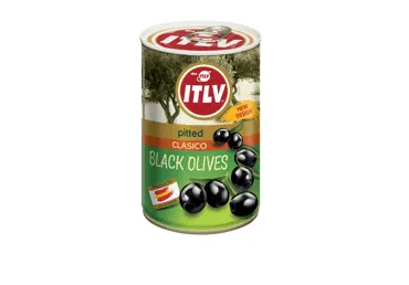 Melnās olīvas bez kauliņiem ITLV 280g