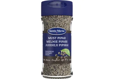 Melnie pipari Santa Maria drupināti 36g