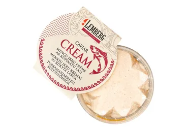 Mencu ikru krēms ar kūpinātu lasi LEMBERG150g