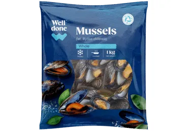 Mīdijas čaulā WELL DONE vārītas 1kg