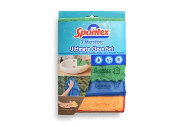 Mikrošķiedras lupatiņas SPONTEX 3gab.
