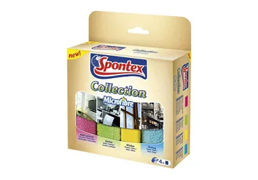 Mikrošķiedras lupatiņas SPONTEX 4gab.