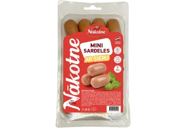 Mini sardeles ar sieru NĀKOTNE 400g