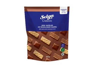 Mini vafeles SELGA ar šokolādes garšu 250g