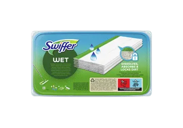 Mitrās grīdas lupatas SWIFFER 10gab.