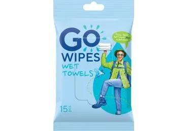 Mitrās salvetes GOWIPES Wet Towels 15gb.