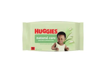 Mitrās salvetes HUGGIES Natural Care PF 48gb.