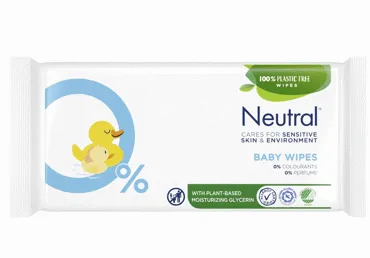 Mitrās salvetes NEUTRAL zīdaiņiem 52gab.