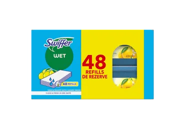 Mitrās salvetes SWIFFER uzpilde 48gab.