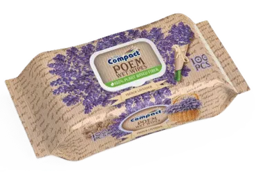 Mitrās salvetes ULTRA COMPACT Lavender 100gb.
