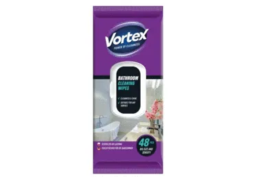 Mitrās salvetes VORTEX vannas istabai 48gab.