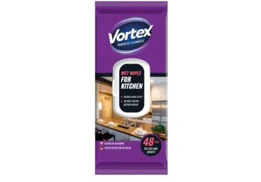 Mitrās salvetes VORTEX virtuvei 48gab.