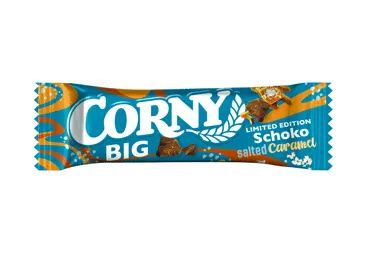 Musli batoniņš CORNY Big ar šokolādi un sāļo karameli 40g