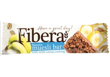 Musli batoniņš FIBERA ar banāniem 20g