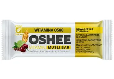 Musli batoniņš laims un ķirsis OSHEE 40g