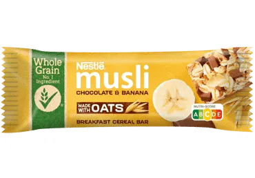 Musli batoniņš NESTLE šokolādes un banānu 35g