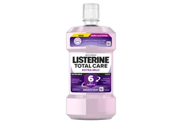LISTERINE Total Care Extra Mild taste mutes skalošanas līdzeklis, 500ml