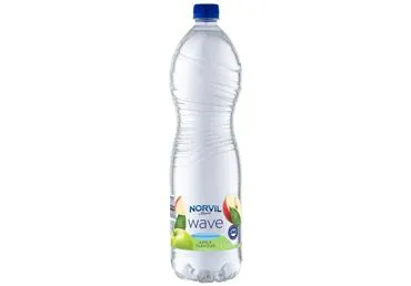Negāzēts dzēriens NORVIL Wave ābolu garša 1,5L D