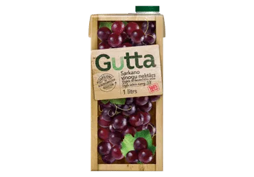 Nektārs GUTTA sarkano vīnogu 1L