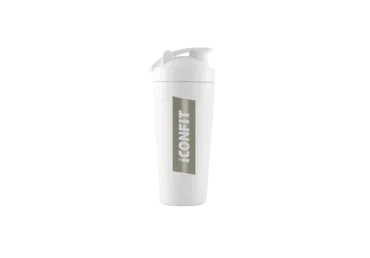 Nerūsējošā tērauda šeikeris ICONFIT balts 800ml